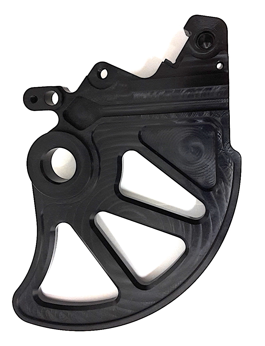 701-RDG-BK_002 Vanasche Motorsports Rear Disc Guard for KTM 690 Enduro Husqvarna 701 Enduro GasGas 700